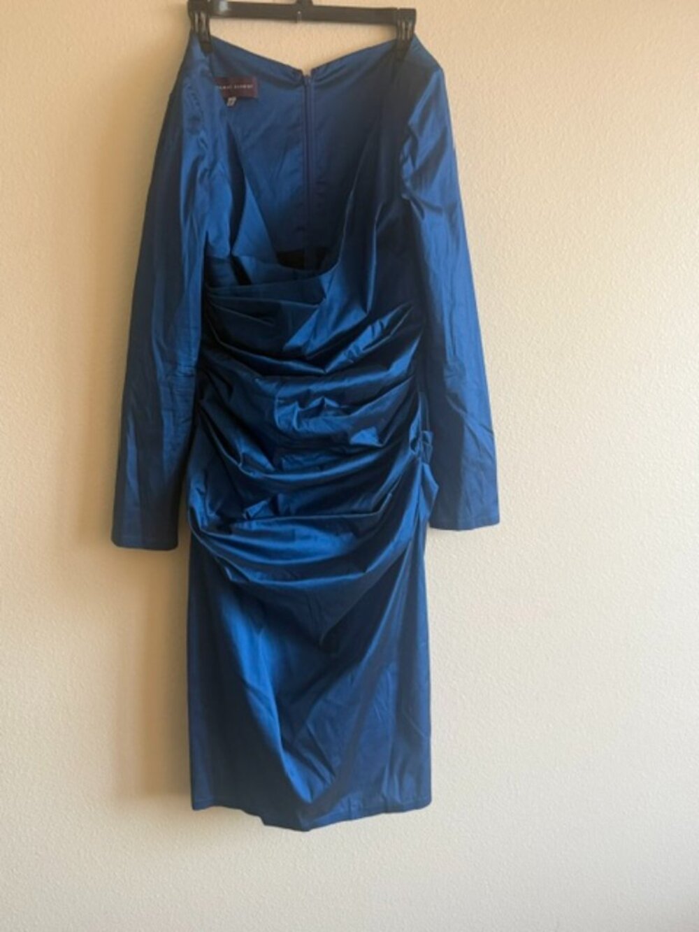 vintage talbot runhof dress royal blue